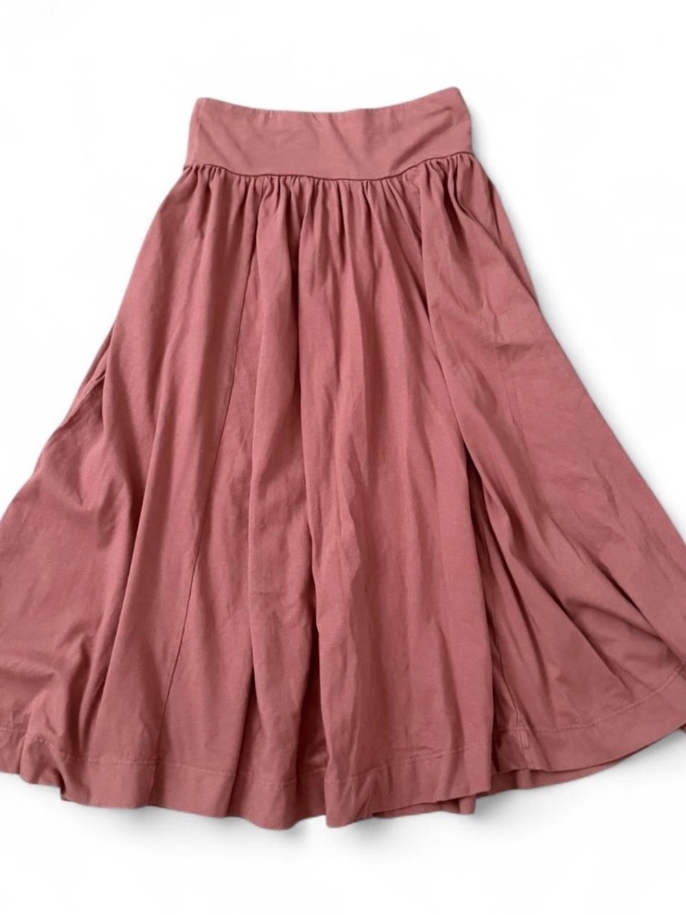 Free people beach flowy cotton midi skirt